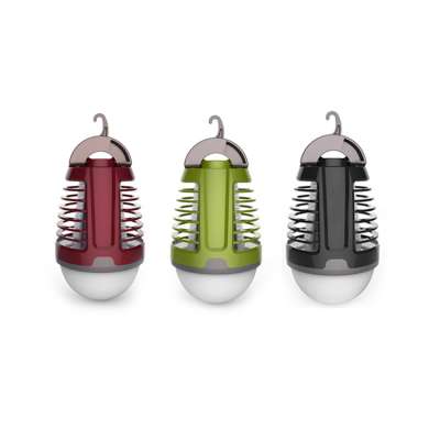 Outdoor 2 in 1 hanging camping light waterproof rechargeable mosquito killer lamp