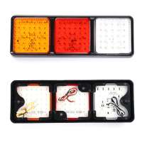 Waterproof 12V 24V LED Truck Combination Indicator Stop Tail Reverse Lighting Rear Lamp